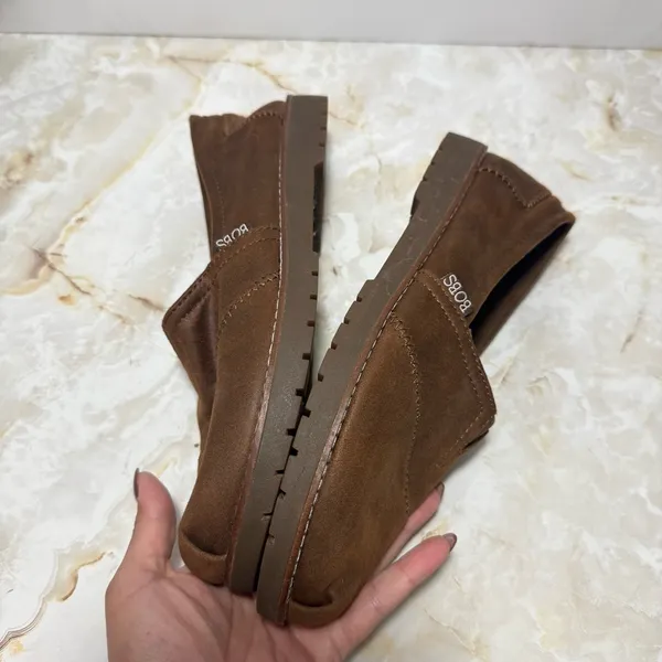 Bobs By Skechers Women’s Brown Memory Foam‎ Textile Slip On Size 9 - Image 7