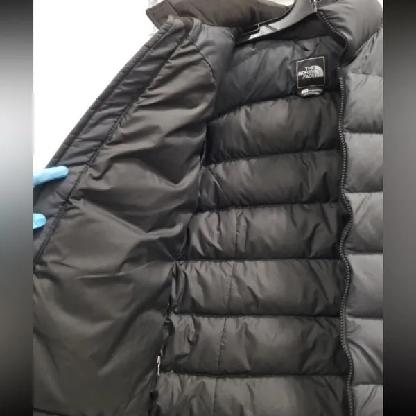 North Face Womens XS Black 700 Nuptse Down Puffer Jacket Winter Coat - Image 2