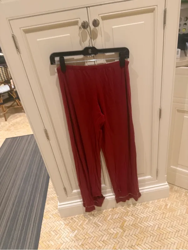 Eberjey Women's Red Piped Button-Up Pajama - Image 4