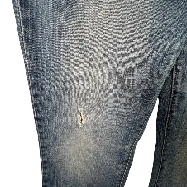 American Eagle Favorite Boyfriend Jeans Stretch Blue Low Rise‎ 8S 8 Short Y2K - Image 12
