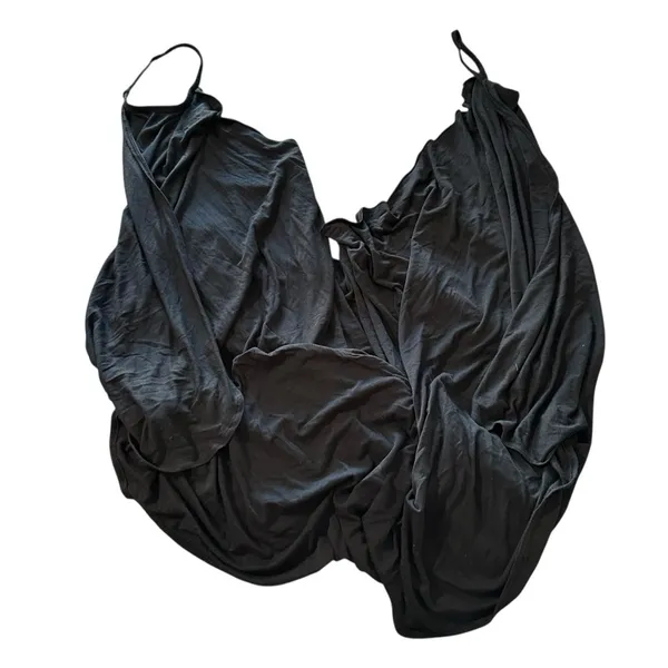 Moda International Black Wrap Around Top - Image 3