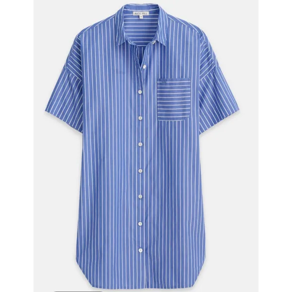 ALEX MILL Kristen Shirtdress in Stripe Mini Button Down XS - Image 13