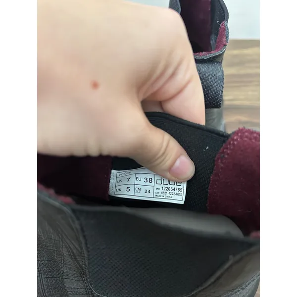 Hey Dude Vic Grip Black Textured Chelsea Ankle Boots Womens 7 UltraGrip 12206478 - Image 6