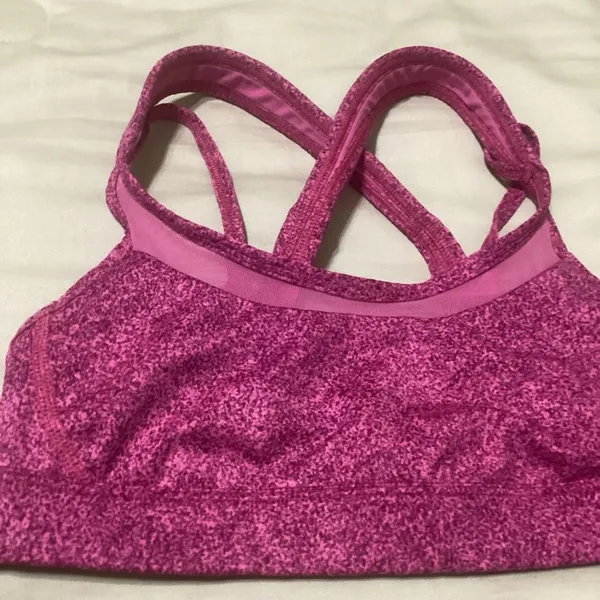 Lululemon Get Down Bra size 4 Rio Mist Pink Paradise Red Grape / Pink Paradise - Image 6