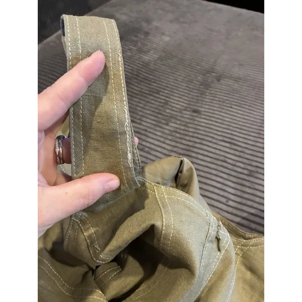Christian Lacroix Square Neckline Sage Green Mini Dress Size Med NWT Linen Blend - Image 12