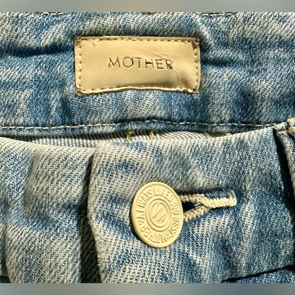 MOTHER High waisted Looker ankle fray jeans size 26 - Image 10