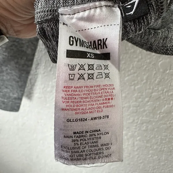 Gymshark Womens Gray Flex High Waisted Seamless Leggings XS Gym‎ Athletic - Image 13