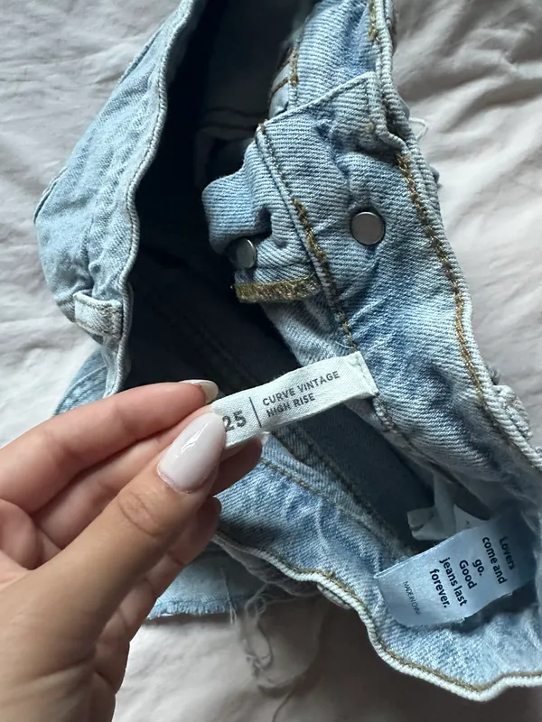 PacSun Curve Vintage High Rise Jean Shorts - Image 2