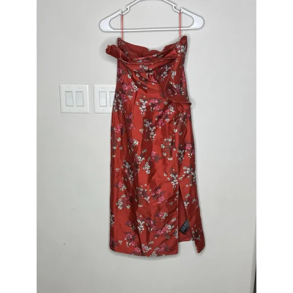 Keepsake Robe midi sans bretelles Heart + Soul Keepsake Size Medium Red - Image 8