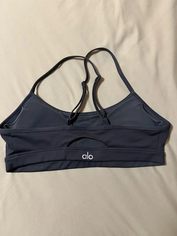 Alo Yoga Airlift Intrigue Bra Anthracite XS - Image 5