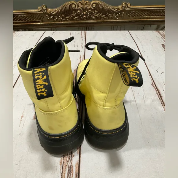 Dr. Martens Combs W‎ Yellow Nylon And Rubber Boots - Image 2