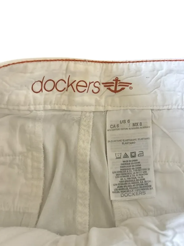 Docker's Women's White Casual Shorts - Image 3