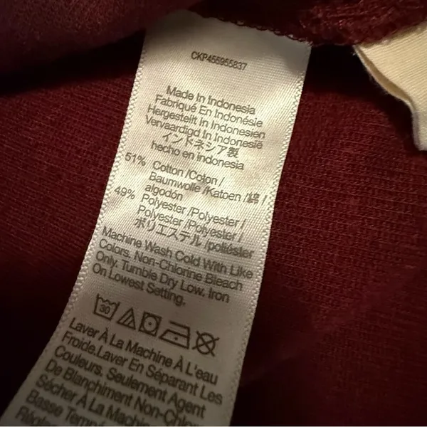 Madewell Burgundy‎ Long Sleeve sweater - Image 2