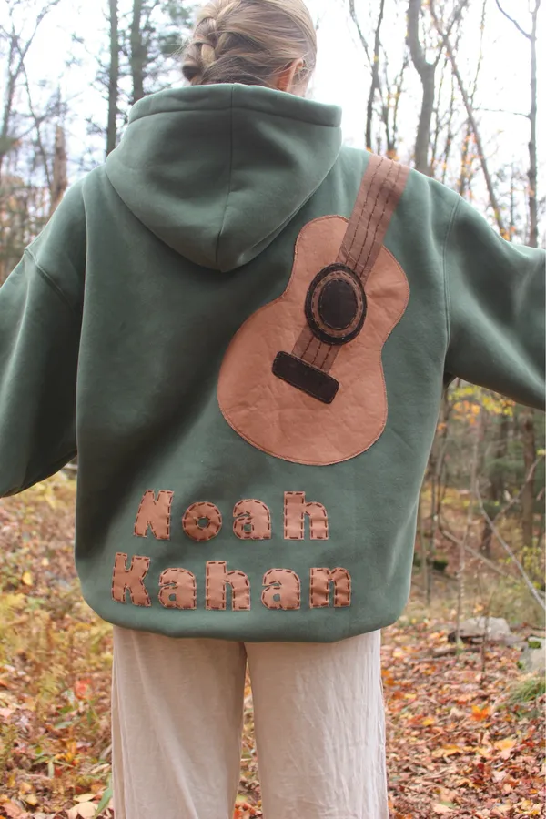 noah kahan patchwork hoodie Green Size sizes s - Image 5