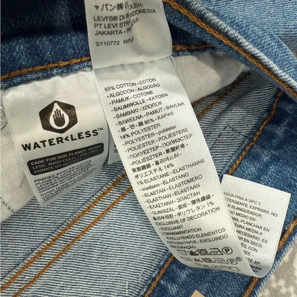 NWT Levi's Women's Wedgie‎ Straight HighRise Stretch Jeans Size 32 x 28 - Image 7