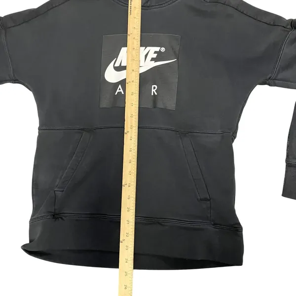 Nike Air Black Hoodie Size Small - Image 7