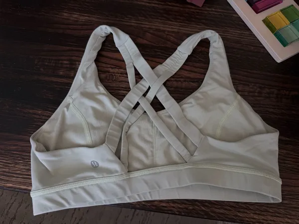 Yellow Lululemon Sports Bra - Image 3