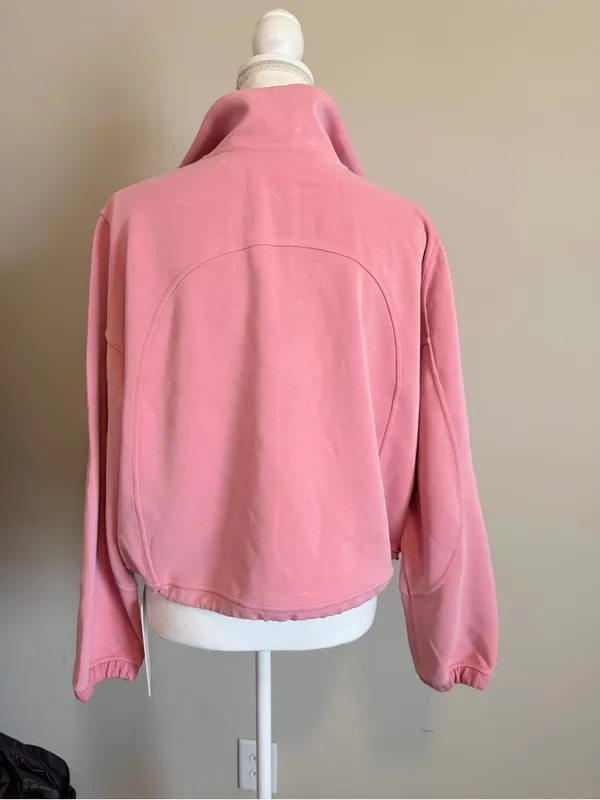 NWT Lululemon Brushed Softstreme Half Zip size 10 - Image 7