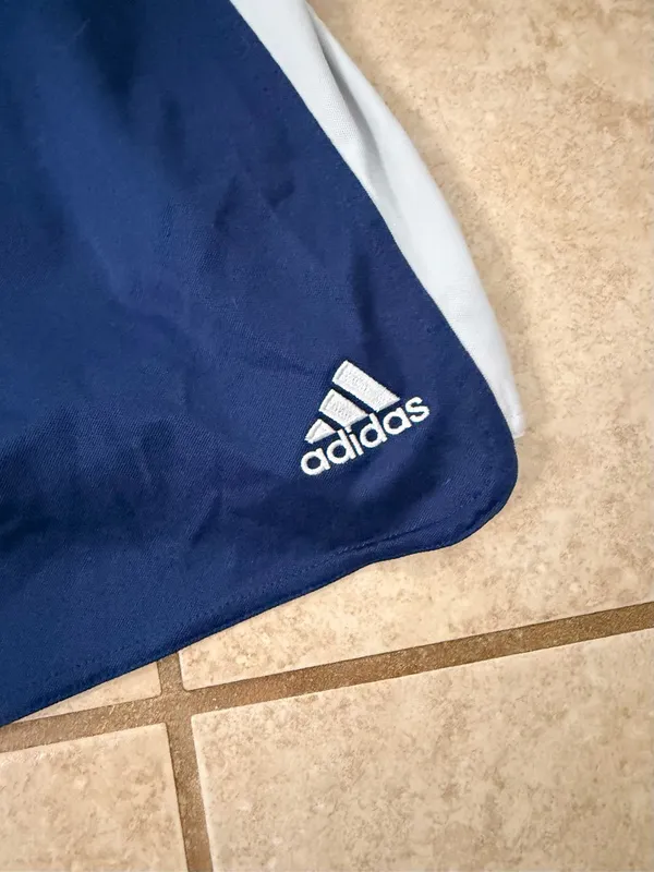 Adidas Climalite Navy & White Athletic Running Shorts - Image 2