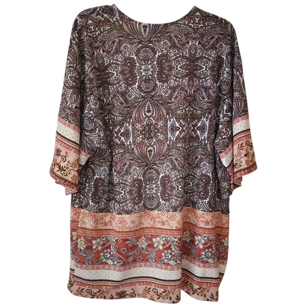 Absolutely Famous Short Sleeve Duster Size Medium - Image 2