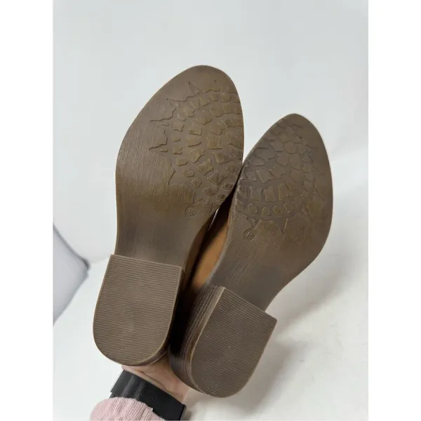 American Rag Women's Segovia Mule Clogs Saddle Brown Leather Women’s 8 New - Image 4
