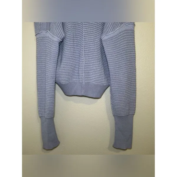 Free People Into You Purple Knit Pullover Oversized Sweater Women’s Size Medium - Image 7