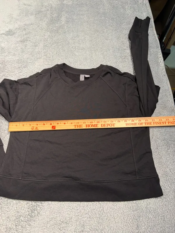 Sweaty Betty Cropped Black Long Sleeve Sweatshirt 4-6 small - Image 7