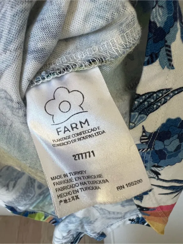 Anthropologie Farm Rio Aves Graphic Tee Short Sleeve T-Shirt - Image 7