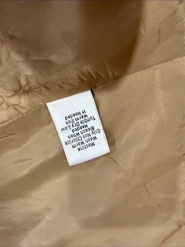CAbi Tan Tailored Button-Front Trench Coat #840 - Image 8