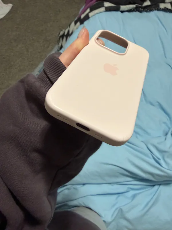 Light Pink Apple iPhone Case X Silicone - Image 5
