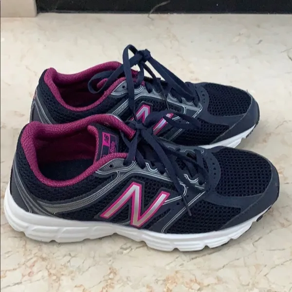 New Balance 470 Tech Ride Pigment/Poisonberry sneakers size 7 - Image 5