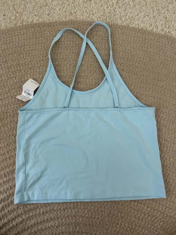 NWT American Eagle light blue crop top  - Image 5