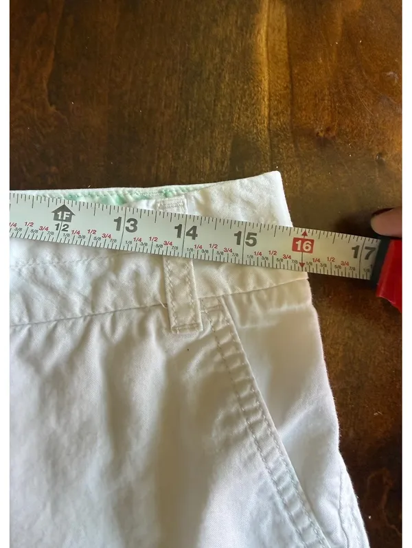 J.Crew White Cotton Chino Shorts Size 8 - Image 8