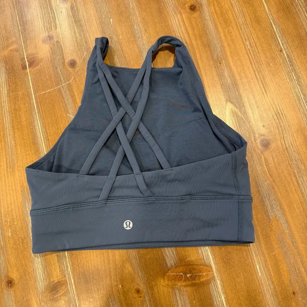 Lululemon Energy Sports Bra High Neck Long Line Size 6 - Image 2