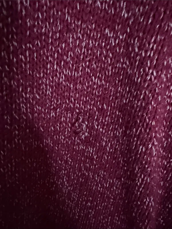 Women's Burgundy Turtleneck Sweater Red Size M - Image 4