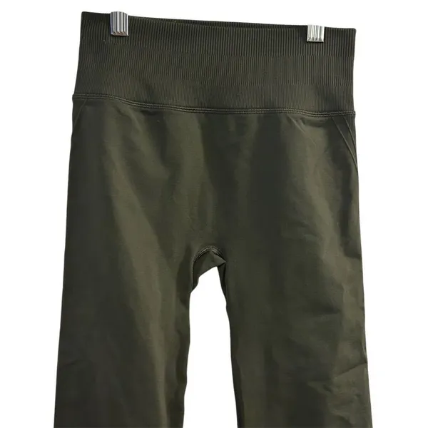 Lululemon Women's High Rise Seamless Leggings Size tag missing Green - Image 2