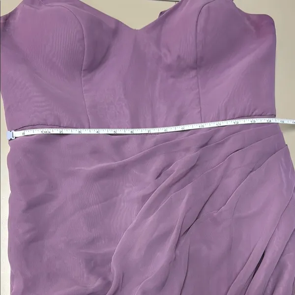 Elegant Azazie Lavender Spaghetti Strap Dress - Image 6