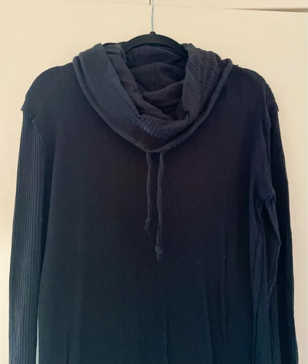 Free People Black Long Sleeve Top Medium Women’s - Image 3