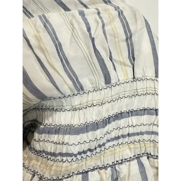 Max studio striped tie-waist blouse  XL - Image 3