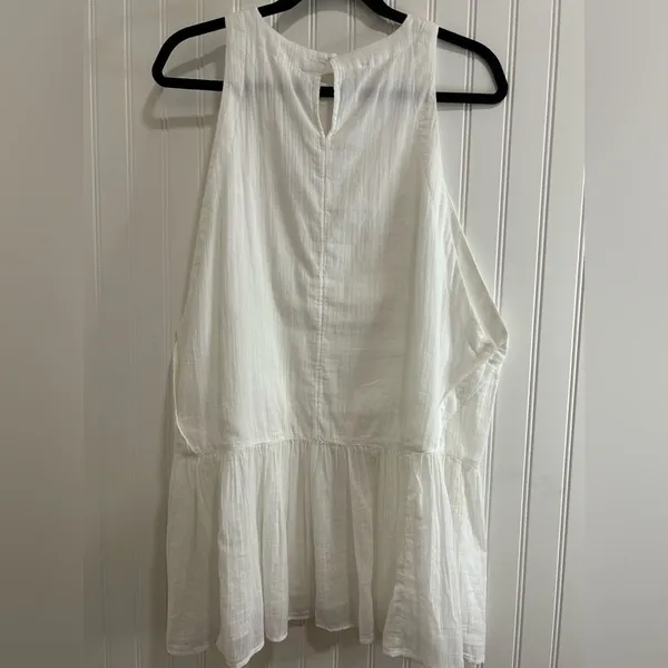 Free People women mini dress,White Sleeveless Size M - Image 10