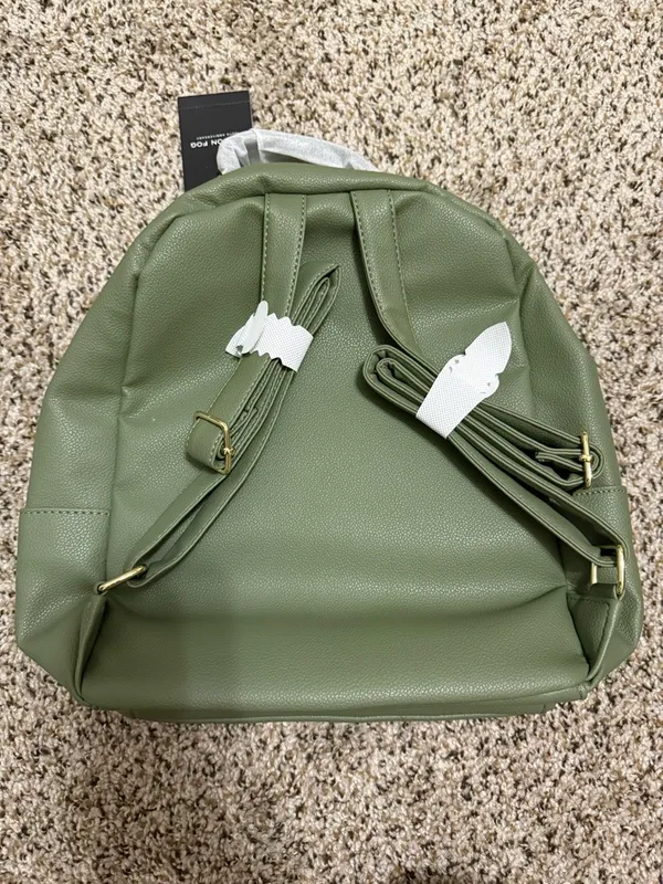 New London Fog Stella pebble olive backpack - Image 2