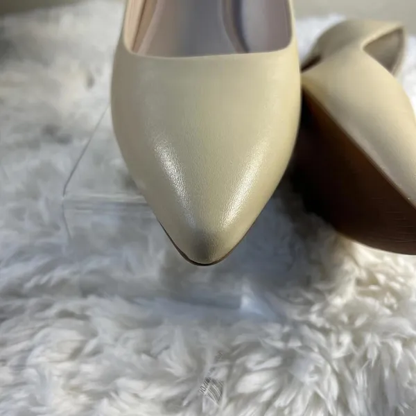 COLE HAAN Women's The Go-to Park Pump Nude Size 9B Closed Toe 65mm - Image 8