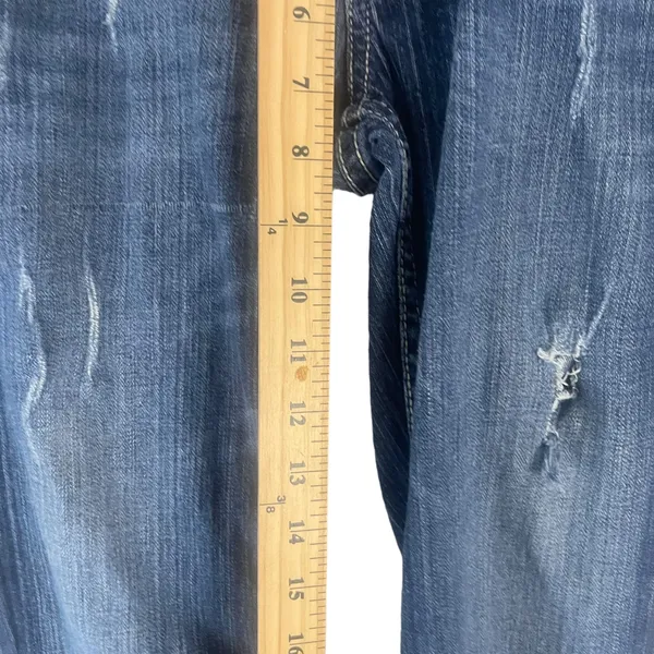 BKE Women's Size 28 Sabrina Western Medium‎ Wash Capri Jeans - Image 12