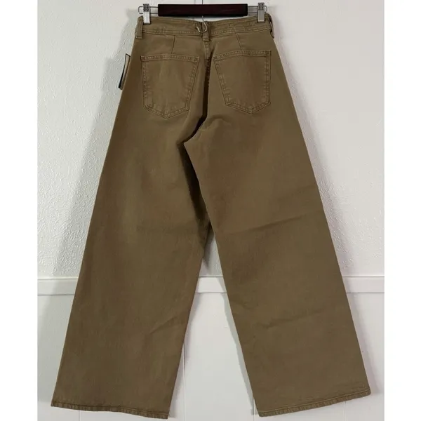 Universal Threads Women’s Sailor Wide Leg Jeans Size 4 Brown High Rise Stretch NW - Image 4