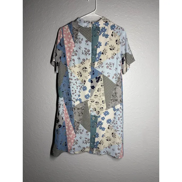 The Moon Floral Patchwork Dress Sz L Boho Academia - Image 8