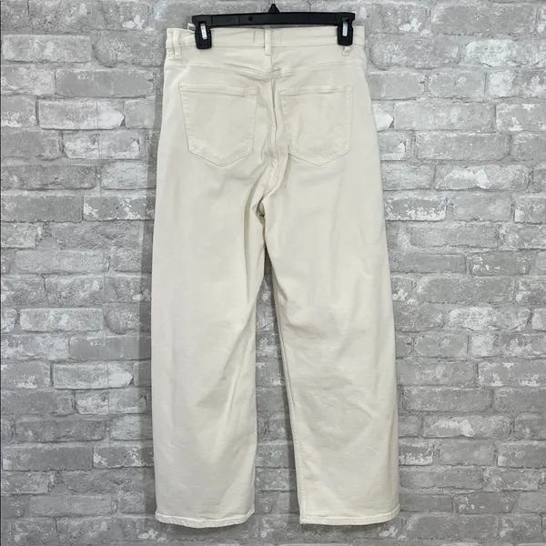 & Other Stories Straight Leg Jeans in Off-White - Image 3