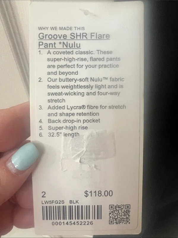 Lululemon SHR Flare Pant Nulu. 32.5” inseam - Image 7