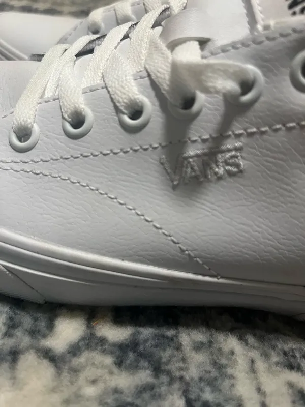Vans Leather Seldans White (low-top) - Image 3