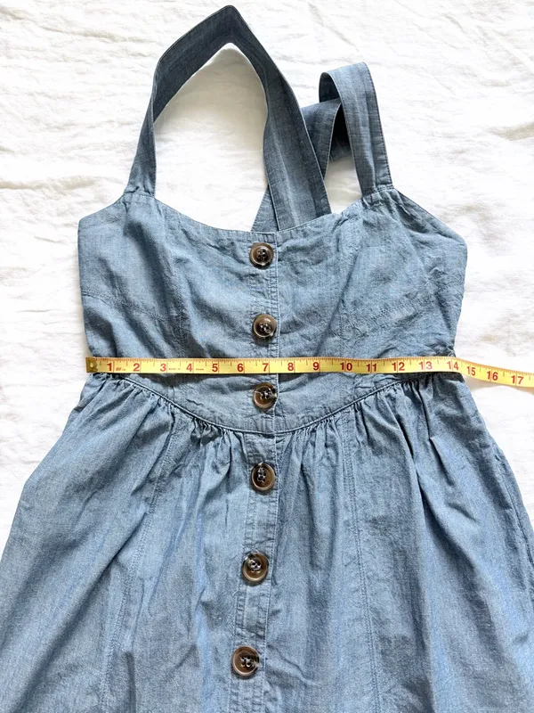 Free People Carolina Chambray Mini Dress - Image 8