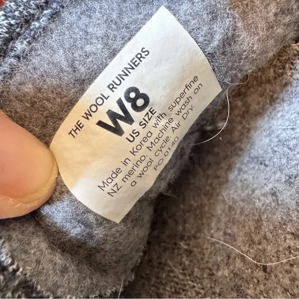 Allbirds Grey Wool Runners Trainers Sneakers Womens 8 Casual Classic Shoes - Image 7
